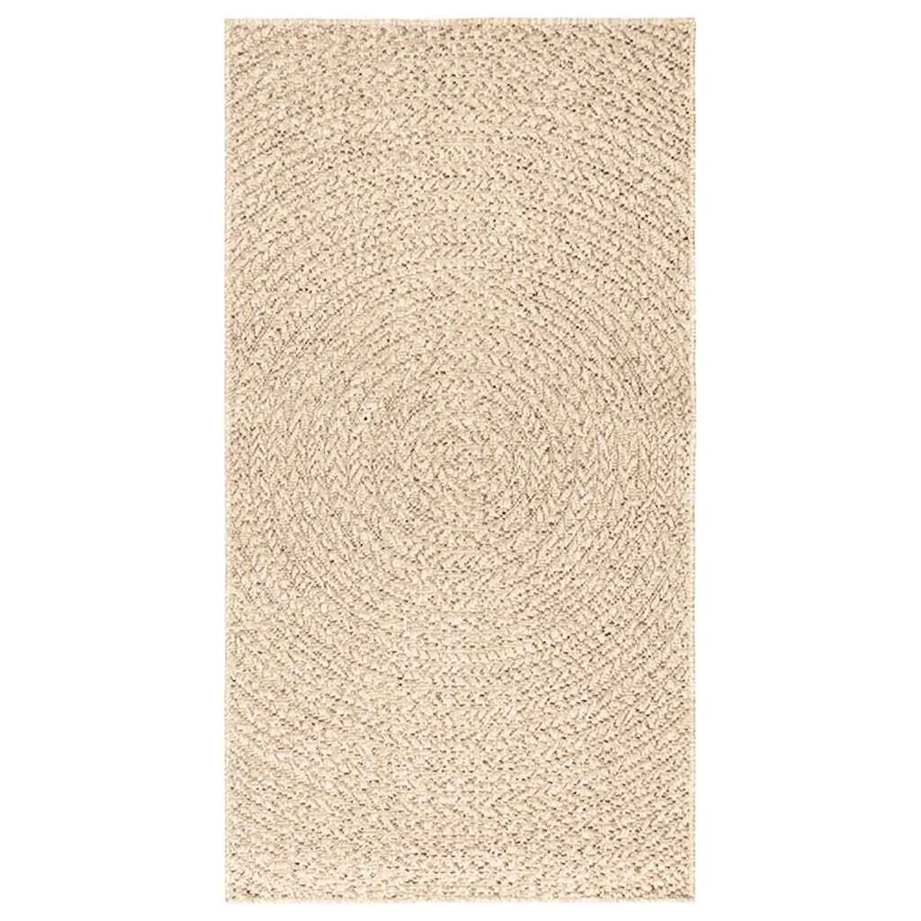 vidaXL Rug ZIZUR Beige 60x110 cm Jute Look Indoor and Outdoor
