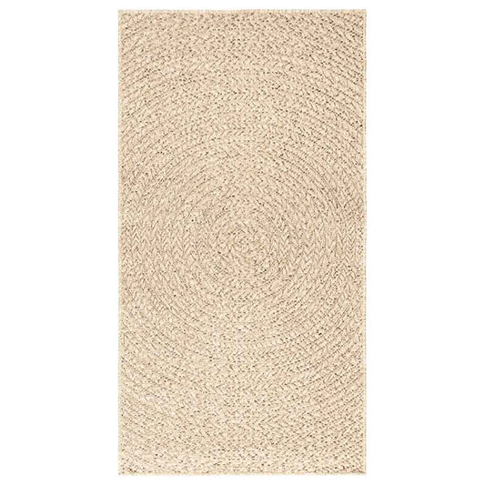 vidaXL Rug ZIZUR Beige 60x110 cm Jute Look Indoor and Outdoor