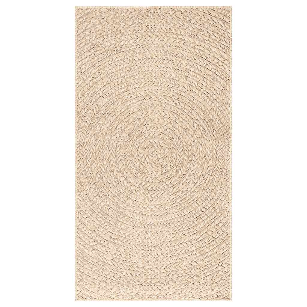 vidaXL Rug ZIZUR Beige 60x110 cm Jute Look Indoor and Outdoor