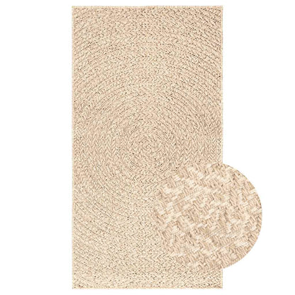 vidaXL Rug ZIZUR Beige 60x110 cm Jute Look Indoor and Outdoor