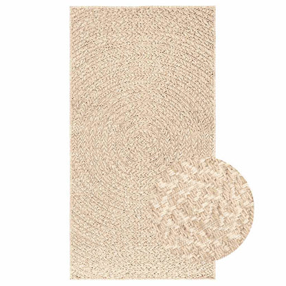 vidaXL Rug ZIZUR Beige 80x150 cm Jute Look Indoor and Outdoor