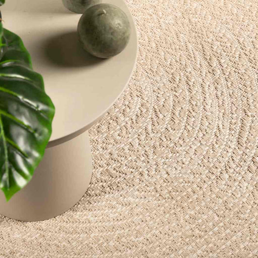 vidaXL Rug ZIZUR Beige 80x150 cm Jute Look Indoor and Outdoor