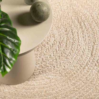 vidaXL Rug ZIZUR Beige 120x170 cm Jute Look Indoor and Outdoor