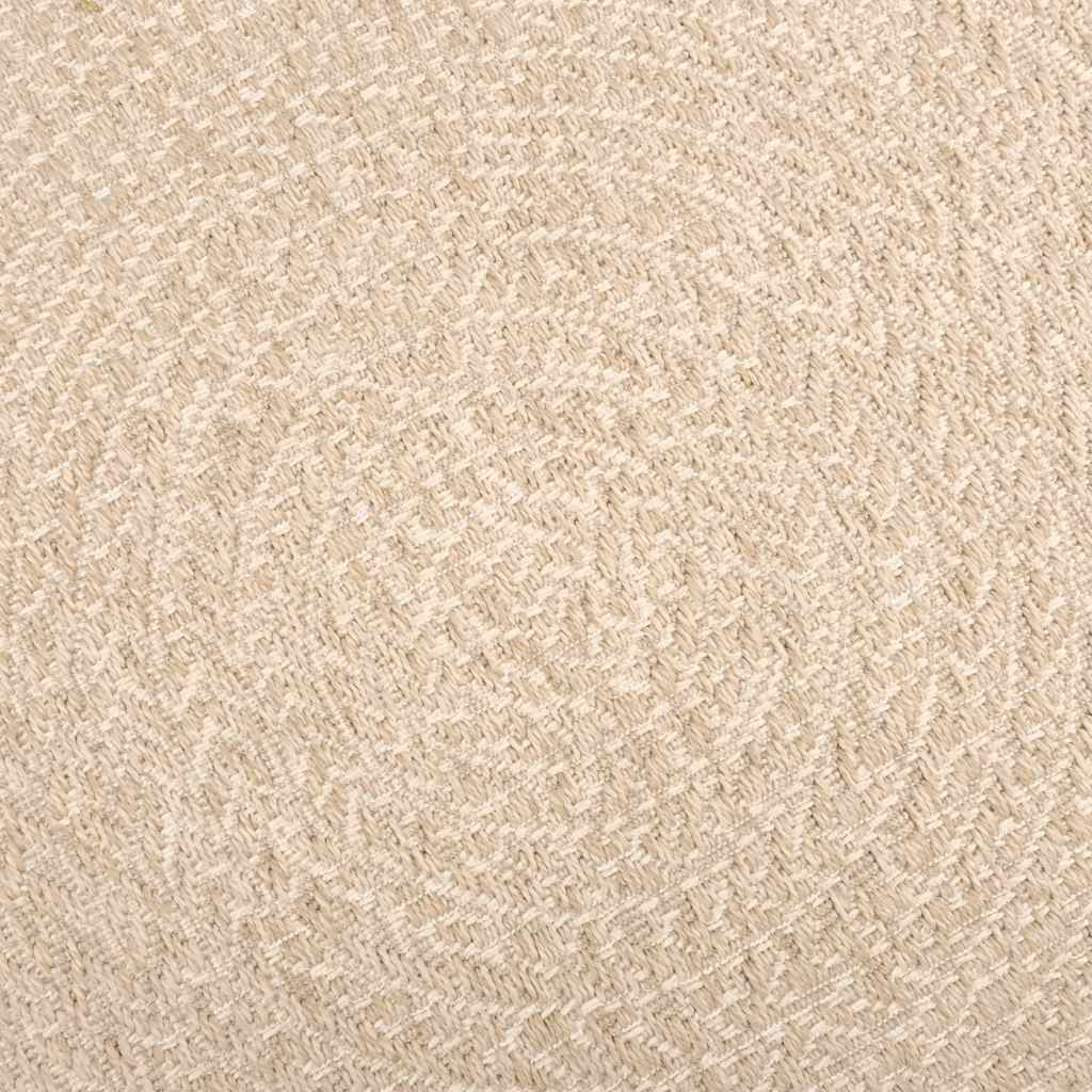 vidaXL Rug ZIZUR Beige 120x170 cm Jute Look Indoor and Outdoor