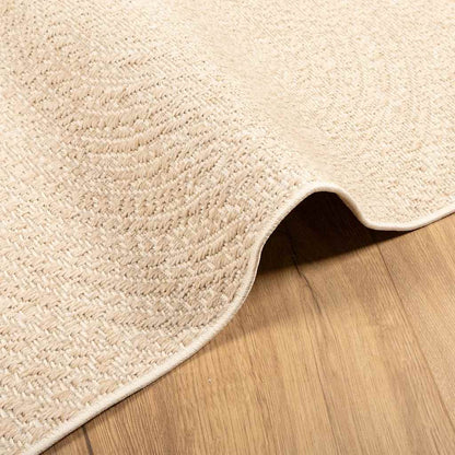 vidaXL Rug ZIZUR Beige 200x290 cm Jute Look Indoor and Outdoor