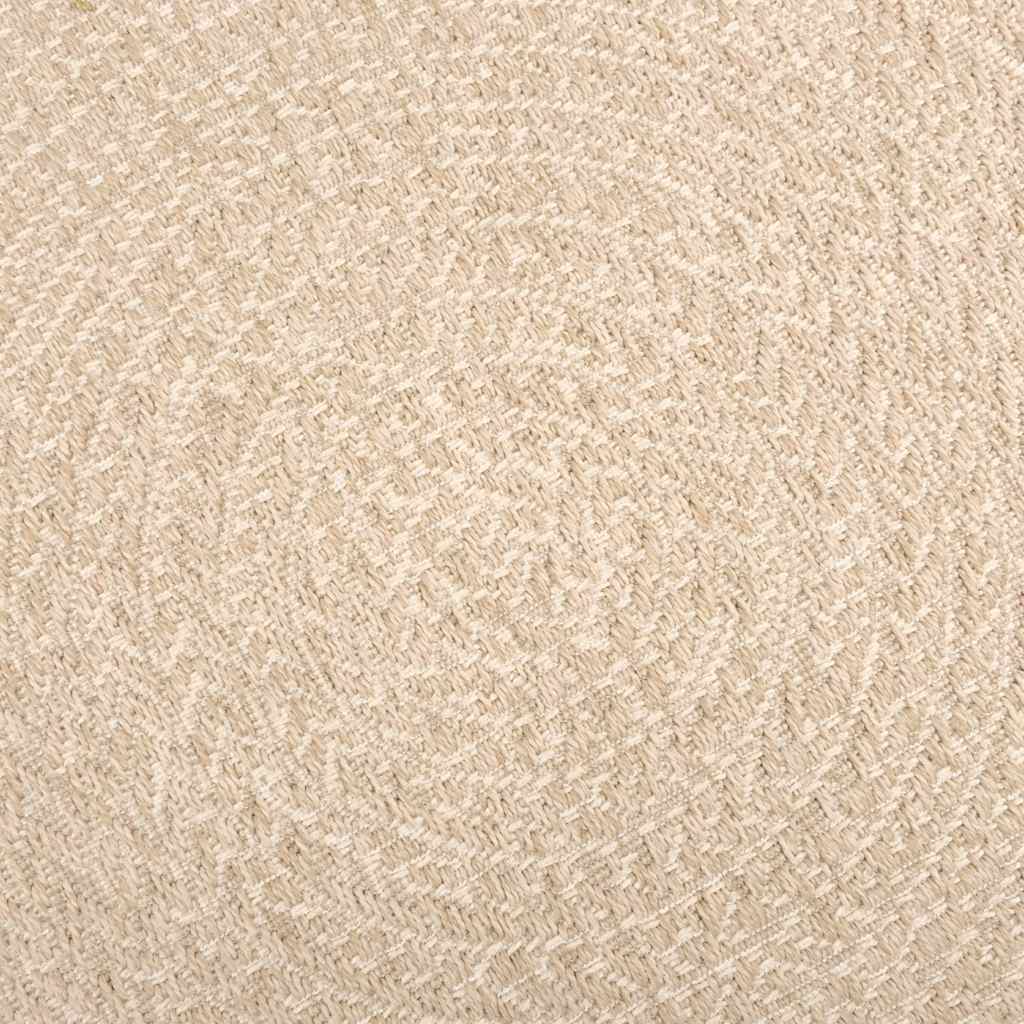vidaXL Rug ZIZUR Beige 200x290 cm Jute Look Indoor and Outdoor