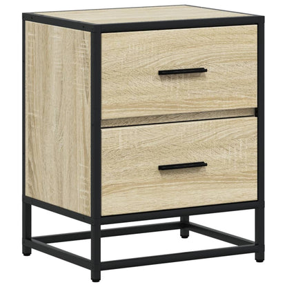 vidaXL Bedside Cabinets 2 pcs Sonoma Oak 40x31x50 cm Engineered Wood
