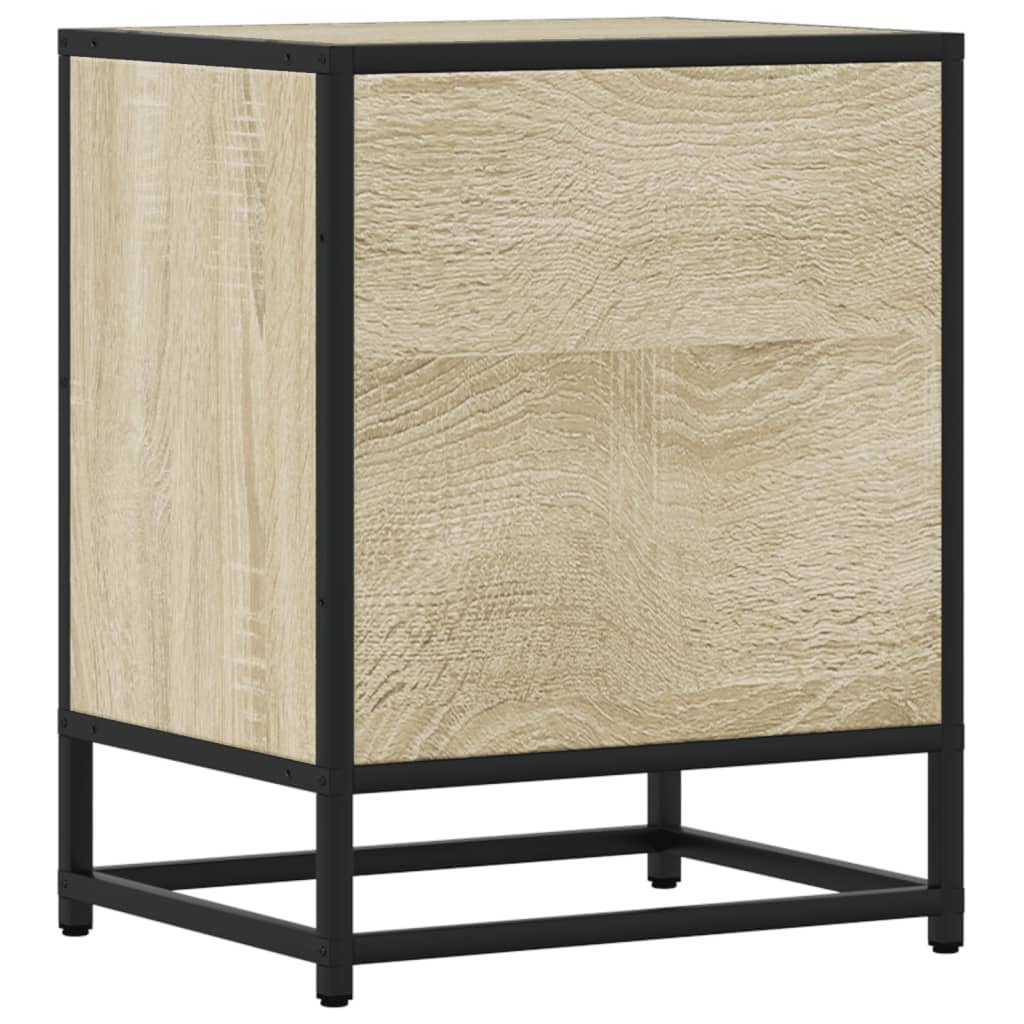 vidaXL Bedside Cabinets 2 pcs Sonoma Oak 40x31x50 cm Engineered Wood