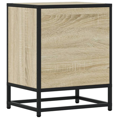vidaXL Bedside Cabinet Sonoma Oak 40x31x50 cm Engineered Wood