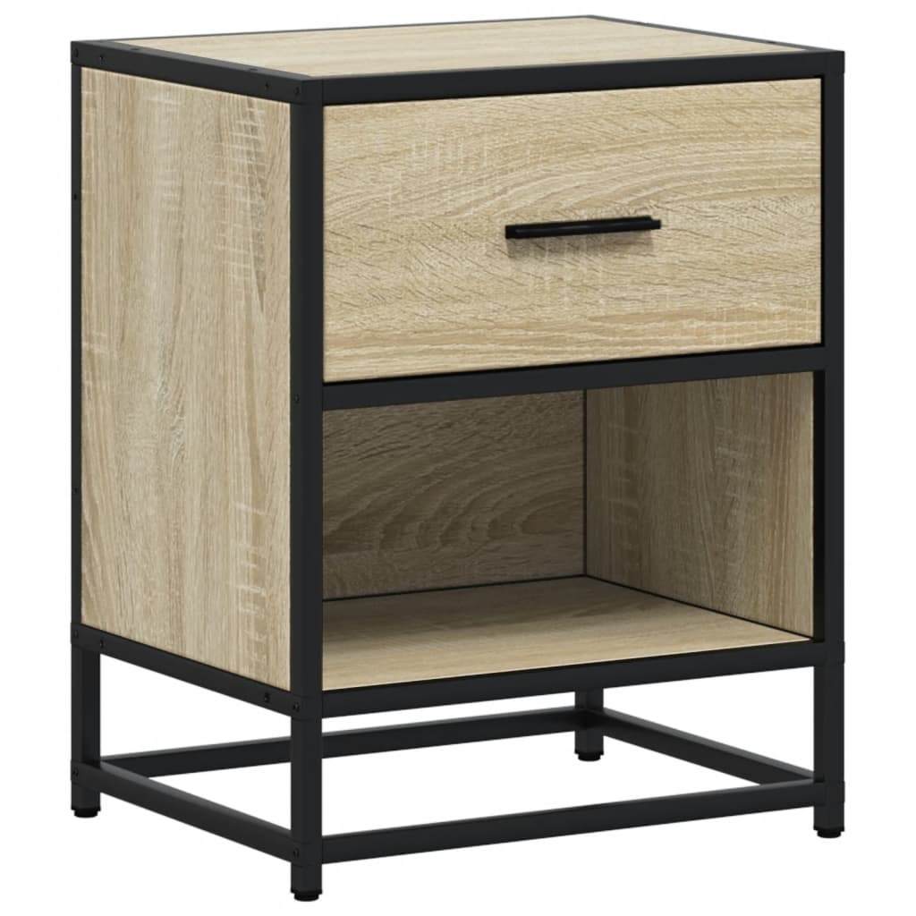 vidaXL Bedside Cabinets 2 pcs Sonoma Oak 40x31x50 cm Engineered Wood