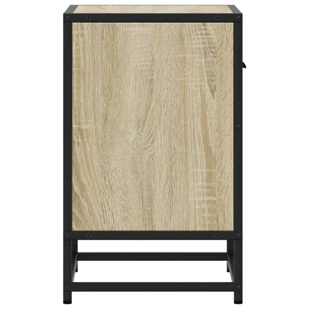 vidaXL Bedside Cabinets 2 pcs Sonoma Oak 40x31x50 cm Engineered Wood