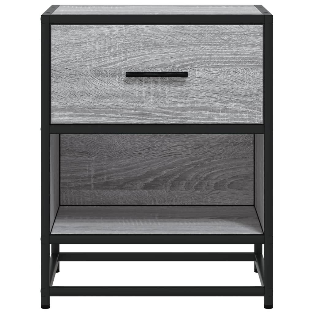 vidaXL Bedside Cabinets 2 pcs Grey Sonoma 40x31x50 cm Engineered Wood