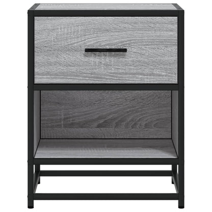 vidaXL Bedside Cabinets 2 pcs Grey Sonoma 40x31x50 cm Engineered Wood