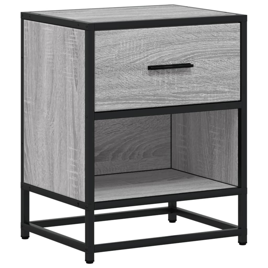 vidaXL Bedside Cabinets 2 pcs Grey Sonoma 40x31x50 cm Engineered Wood
