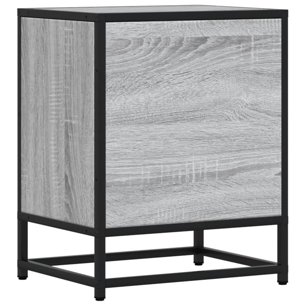 vidaXL Bedside Cabinets 2 pcs Grey Sonoma 40x31x50 cm Engineered Wood