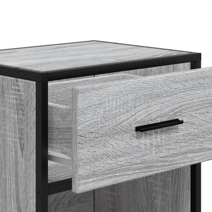 vidaXL Bedside Cabinets 2 pcs Grey Sonoma 40x31x50 cm Engineered Wood