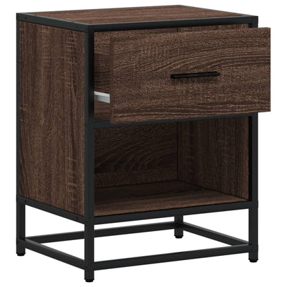 vidaXL Bedside Cabinets 2 pcs Brown Oak 40x31x50 cm Engineered Wood