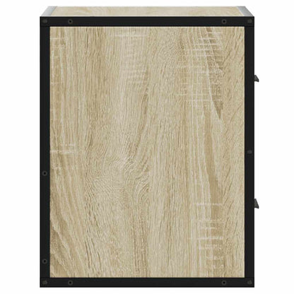 vidaXL Wall-mounted Bedside Cabinets 2 pcs Sonoma Oak 40x31x39.5 cm
