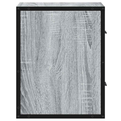 vidaXL Wall-mounted Bedside Cabinet Grey Sonoma 40x31x39.5 cm