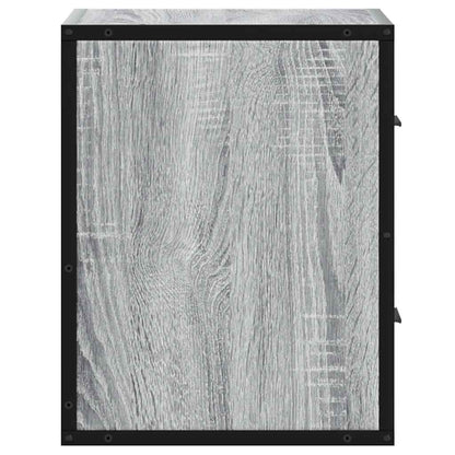 vidaXL Wall-mounted Bedside Cabinets 2 pcs Grey Sonoma 40x31x39.5 cm