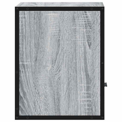 vidaXL Wall-mounted Bedside Cabinets 2 pcs Grey Sonoma 40x31x39.5 cm