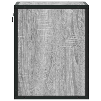vidaXL Wall-mounted Bedside Cabinets 2 pcs Grey Sonoma 40x31x39.5 cm
