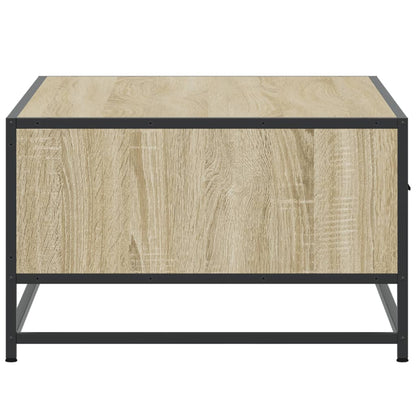 vidaXL Coffee Table Sonoma Oak 90x57x35 cm Engineered Wood and Metal