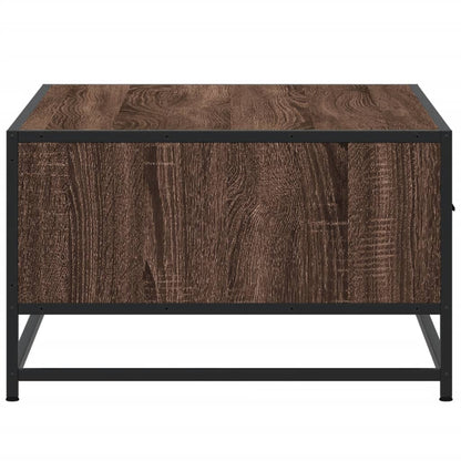 vidaXL Coffee Table Brown Oak 90x57x35 cm Engineered Wood and Metal