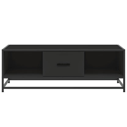 vidaXL Coffee Table Black 100x57x35 cm Engineered Wood and Metal