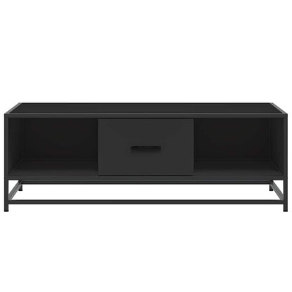 vidaXL Coffee Table Black 100x57x35 cm Engineered Wood and Metal