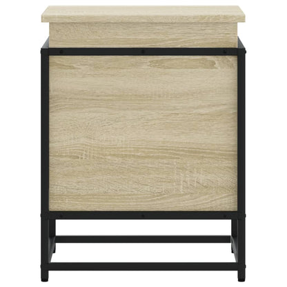 vidaXL Storage Box with Lid Sonoma Oak 40x40x51.5 cm Engineered Wood