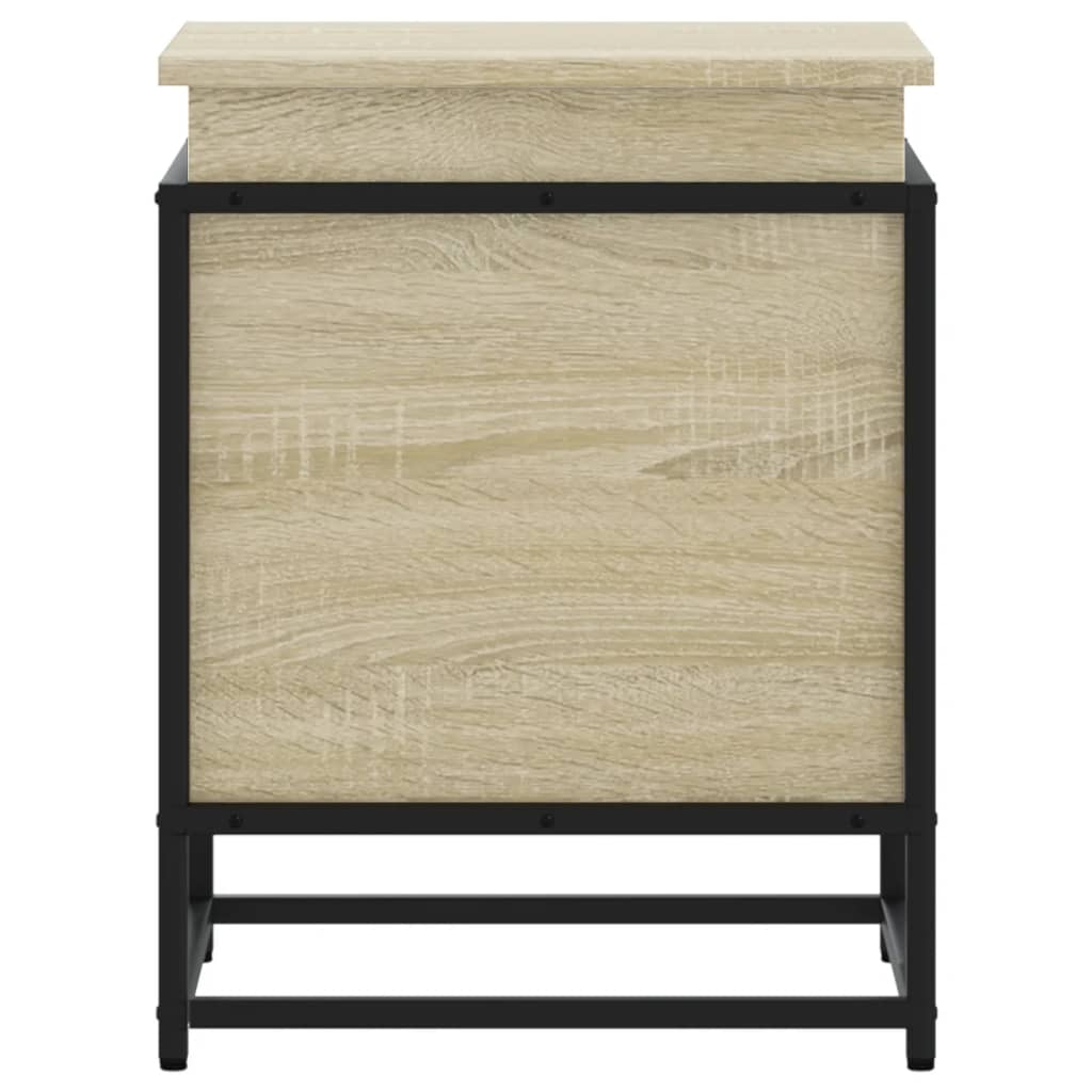 vidaXL Storage Box with Lid Sonoma Oak 40x40x51.5 cm Engineered Wood