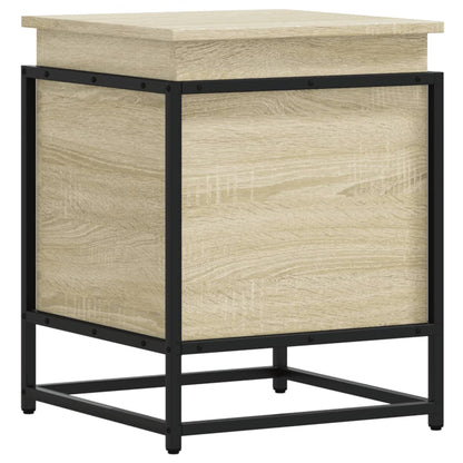 vidaXL Storage Box with Lid Sonoma Oak 40x40x51.5 cm Engineered Wood