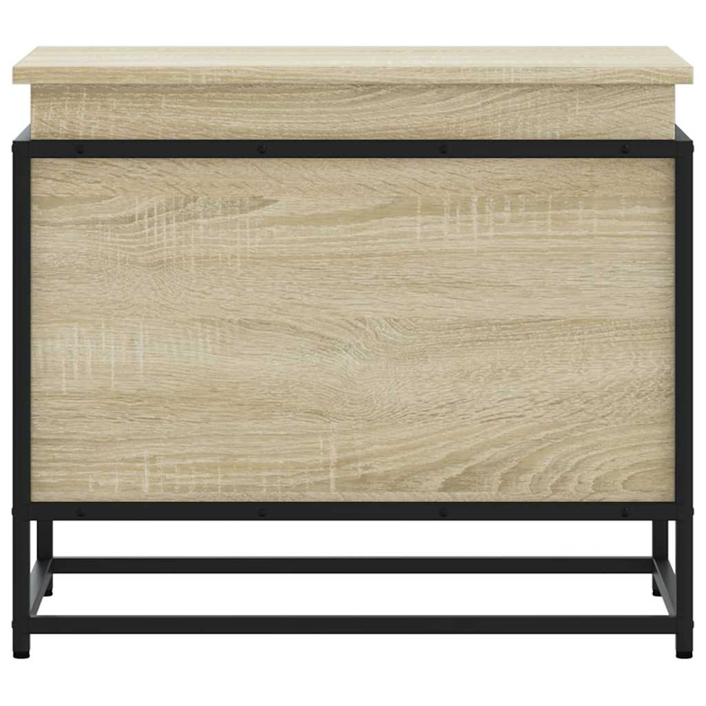 vidaXL Storage Box with Lid Sonoma Oak 60x40x51.5 cm Engineered Wood