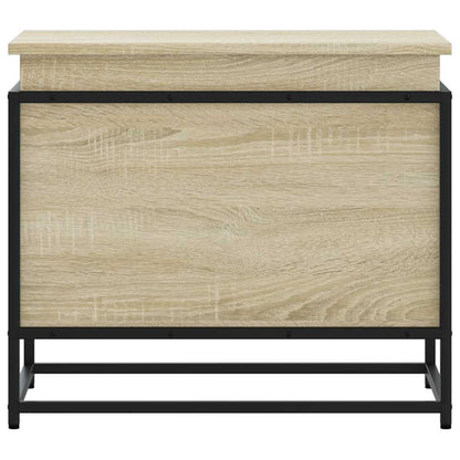 vidaXL Storage Box with Lid Sonoma Oak 60x40x51.5 cm Engineered Wood
