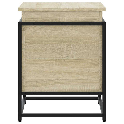 vidaXL Storage Box with Lid Sonoma Oak 60x40x51.5 cm Engineered Wood