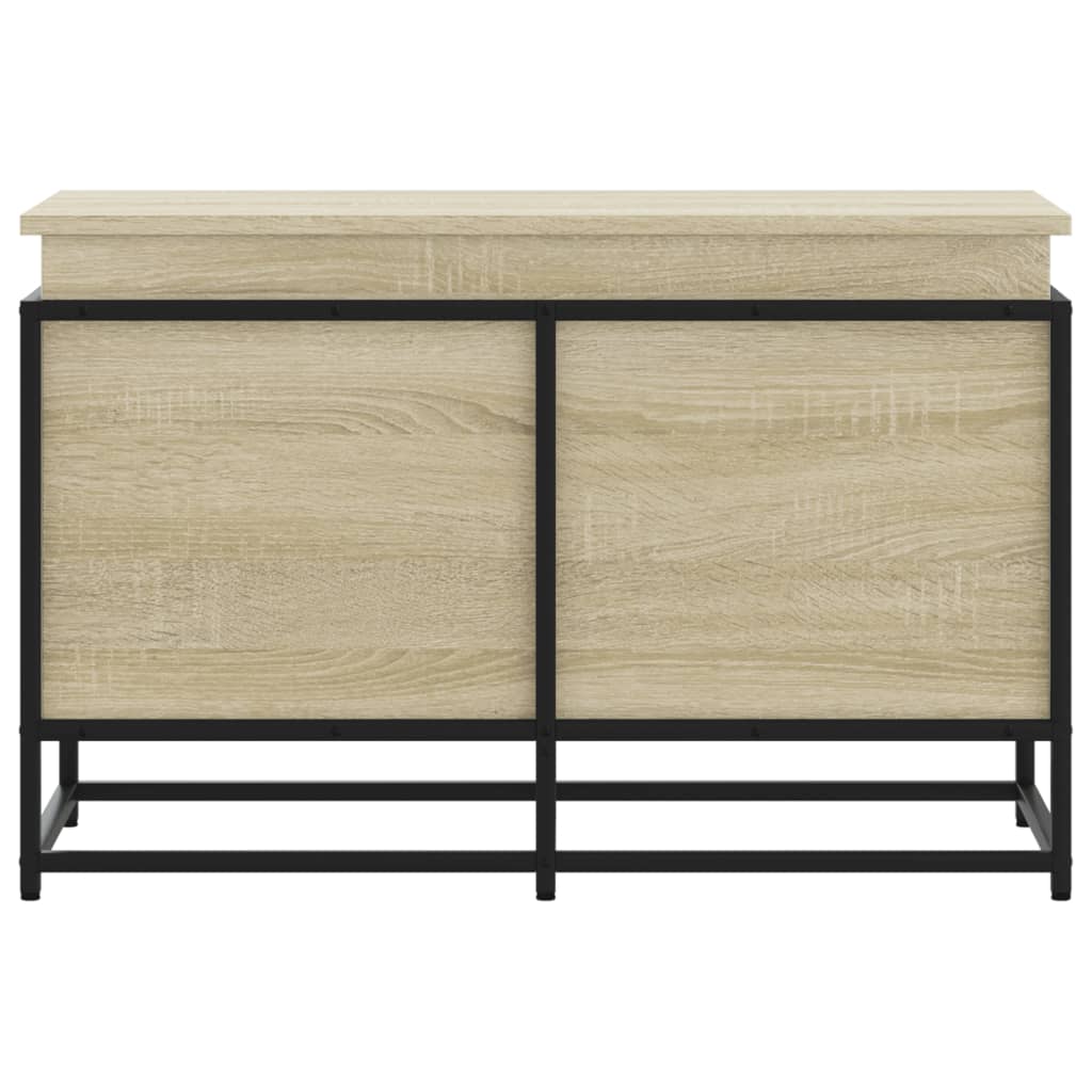 vidaXL Storage Box with Lid Sonoma Oak 80x40x51.5 cm Engineered Wood