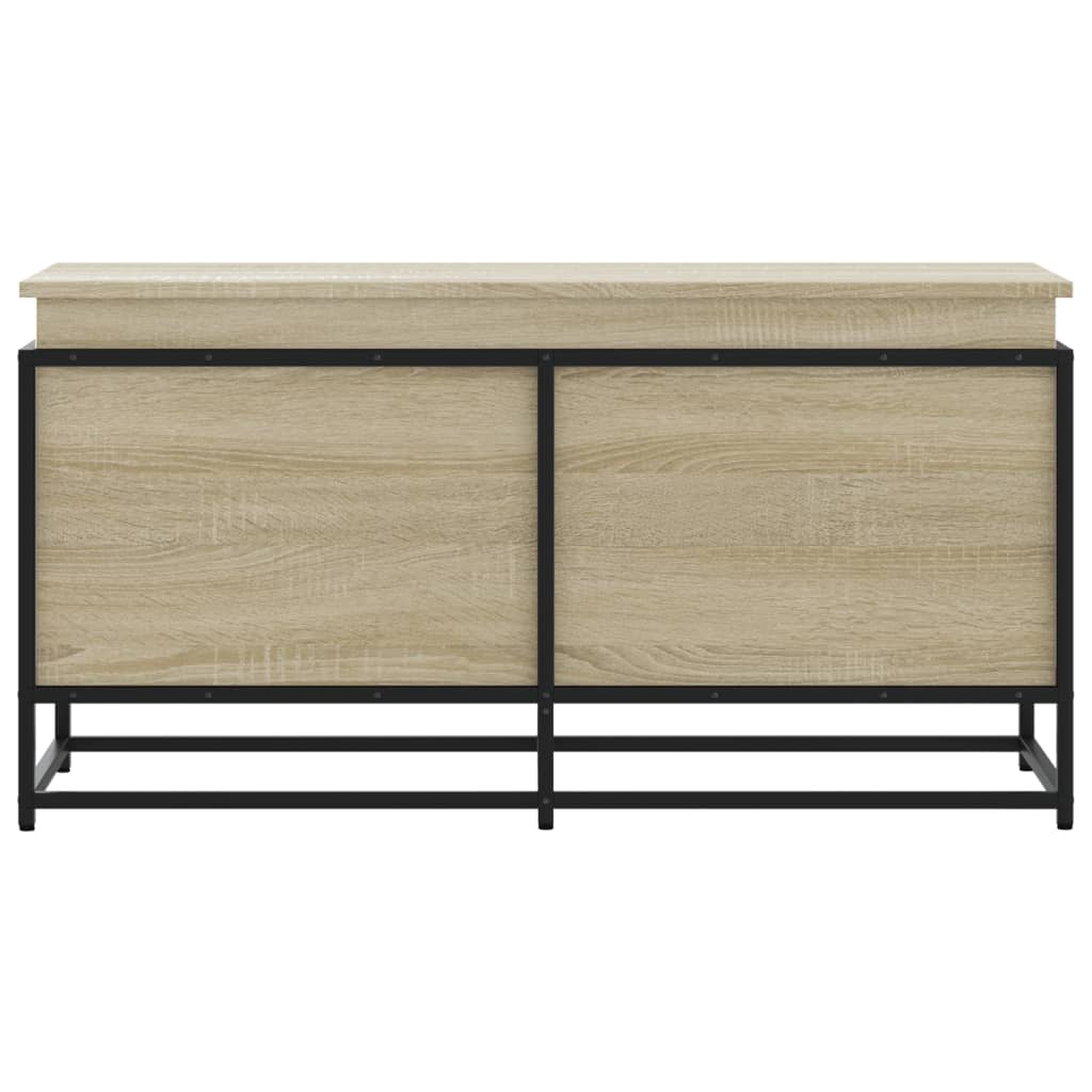 vidaXL Storage Box with Lid Sonoma Oak 100x40x51.5 cm Engineered Wood