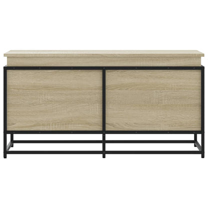 vidaXL Storage Box with Lid Sonoma Oak 100x40x51.5 cm Engineered Wood