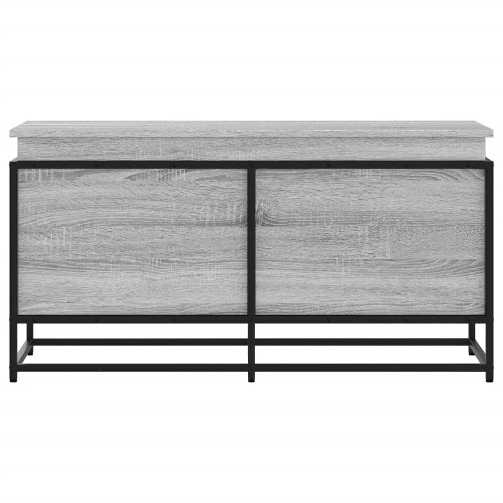 vidaXL Storage Box with Lid Grey Sonoma 100x40x51.5 cm Engineered Wood