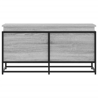 vidaXL Storage Box with Lid Grey Sonoma 100x40x51.5 cm Engineered Wood