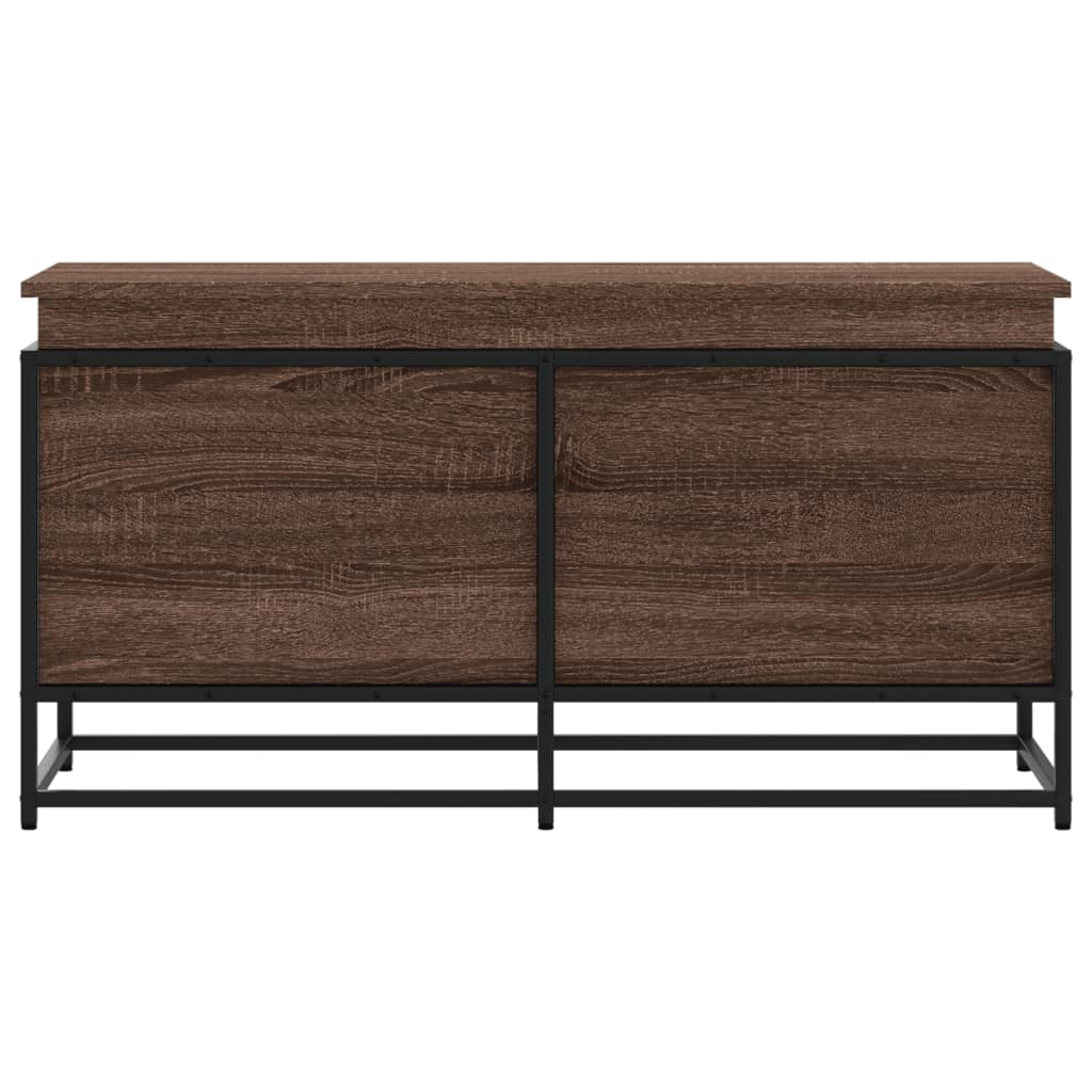 vidaXL Storage Box with Lid Brown Oak 100x40x51.5 cm Engineered Wood