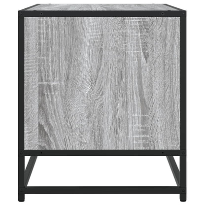 vidaXL TV Cabinet Grey Sonoma 120,5x40x46 cm Engineered Wood and Metal