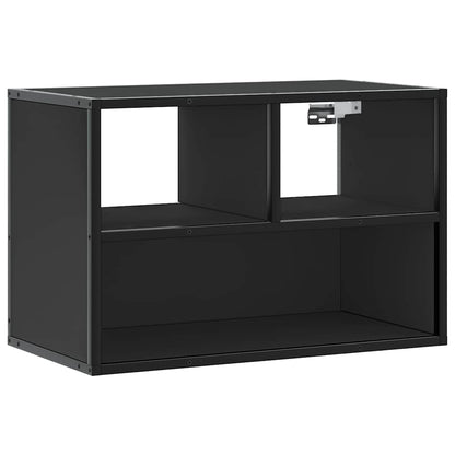 vidaXL TV Cabinet Black 60x31x39,5 cm Engineered Wood and Metal