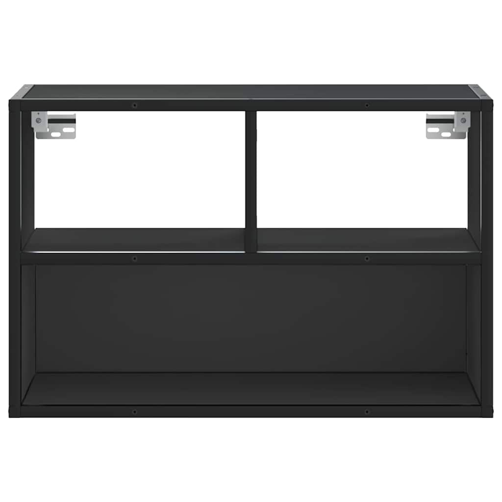 vidaXL TV Cabinet Black 60x31x39,5 cm Engineered Wood and Metal