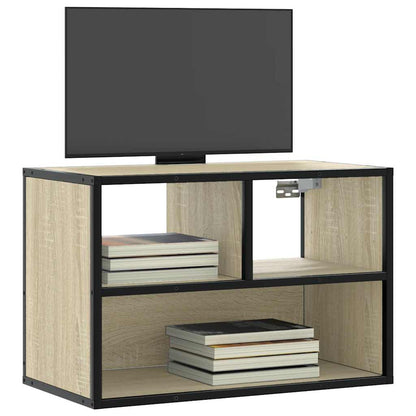 vidaXL TV Cabinet Sonoma Oak 60x31x39,5 cm Engineered Wood and Metal