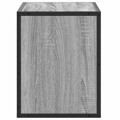 vidaXL TV Cabinet Grey Sonoma 60x31x39.5 cm Engineered Wood and Metal
