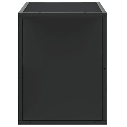 vidaXL TV Cabinet Black 80x31x39,5 cm Engineered Wood and Metal