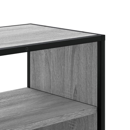 vidaXL TV Cabinet Grey Sonoma 100x31x39,5 cm Engineered Wood and Metal