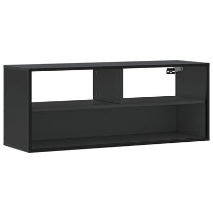 vidaXL TV Cabinet Black 100x31x39.5 cm Engineered Wood and Metal